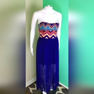 Strapless Maxi Dress